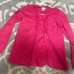 Girls pink blouse